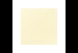 Serviettes Duni 40x40 - 2 plis - Buttermilk - 125 pcs